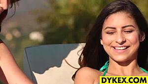 is this outdoor fun with two hot gals?