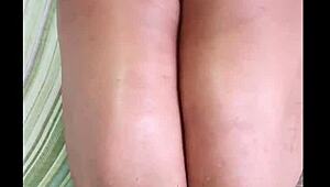 blonde enjoys favorite toy