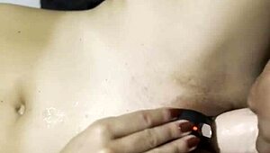 Amateur Babe Trains Pussy with Big Dildo