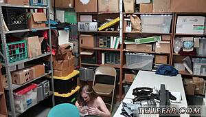 Ebony Teen Cooperates With Fake Cop!