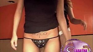 Why is tabatha sweet showing her nude tits and pussy in this lesbian photoshoot?