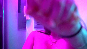 natalie enjoys food on her body!