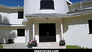 Teen Step Sisters Seduce Tennis Player Threesome