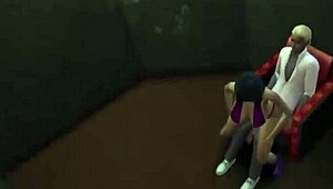 The Sims 4 Strip Club Gameplay Part 3: Teen Dancer Teases with Handjob and Creampie in Night Club Fun