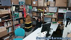 Did that thief just get her mouth filled with jizz?