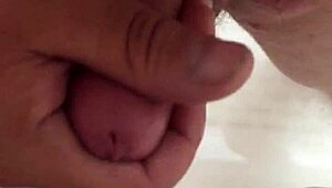 Jacking my 5-inch dick with intense grip and raw power tonight.