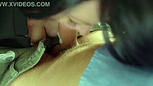 Busty Milf Sucks Me Off and I Cum on Her Big Boobs