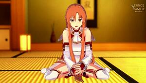 Asuna's Intense JOI Pussy Play Cum Countdown