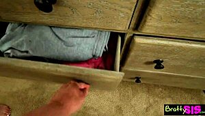 You're going to get cum on your face, stepsis, during this intense fuck and facial!