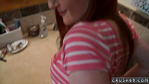 Red fox intensely masturbates in taboo affair