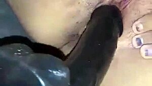 i'm watching my sister masturbate with a dildo, giving herself a sensual massage