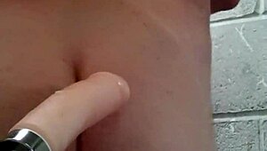 gay boy joey shags gaping ass with machine in intense anal session