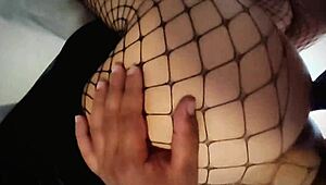 Latina Teen Bent Over in Hardcore Doggystyle with Anal Plug