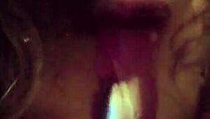 milf up early to play with big tits and ass