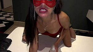 Girlfriend Drags Guy For Bareback Fucking And Cum Inside After Party