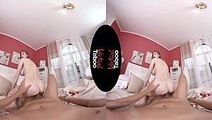 Intense POV taboo fucking with cowgirl riding and blowjob action