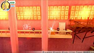 Hotglue hentai game ep 2 unfolds with futanari candy people dominating her tight ass in wild anal action.