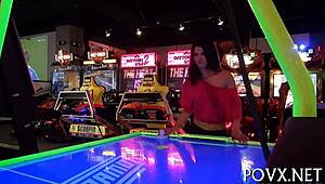 Curvy 18+ teen can't live without massive peckers