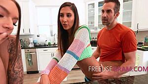 Free Use Couple Drag Teen 18+ Roommate Into It - April Oslen Gianna Dior