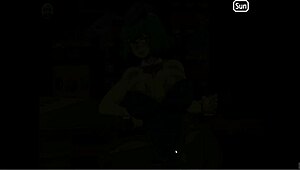 Yuka in hentai game ep 25, submissive slut in bunny costume gets pregnant in village 😈