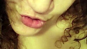 milf up early to play with big tits and ass