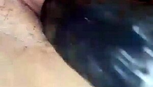 i'm watching my sister masturbate with a dildo, giving herself a sensual massage