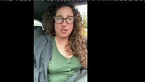 playing in public with a lovense lush toy teasing strangers