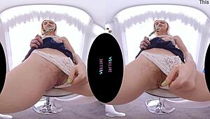 Vrallure chloe pops your cherry with solo masturbation