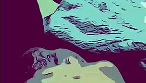 Brunette Sasha Toys Pussy With Vibrator Climax