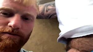 Watch this straight guy play with his dick! Is he turning gay?