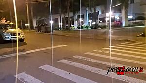 Portuguese Woman Exposes Herself from Car in Porto Alegre