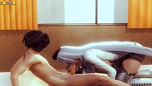 Want to see the receptionist take that monster cock in doggystyle?