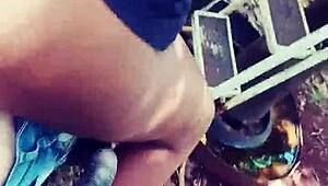 i hogtied that brunette and fucked her rough with a huge dildo