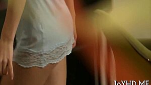 Teen Amateur Rides Knob Roughly in Cowgirl Position