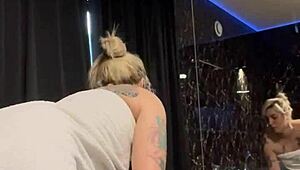 Watch me squirt all over this hotel room bed!