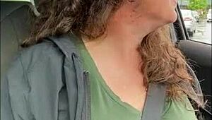 playing in public with a lovense lush toy teasing strangers