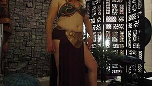 steffi princess does a hot pussy dance as a hotwife. it's halloween and she's in costume.