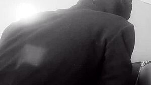 tough nut ebony babe gets her sexy ass worshipped in missionary blowjob