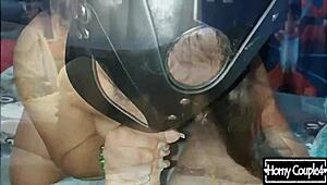 Cogeme Rico Por Mi Coño Apretado: Latina Couple Homemade Riding