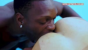 i'm giving it good to novinho in the pool, bareback style