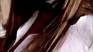 Watch this mexican milf prepare her dildo for class!