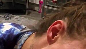 naughty deepthroat with sloppy gagging and choking