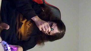 I jerk off while playing games, feeling so bisexual and gay