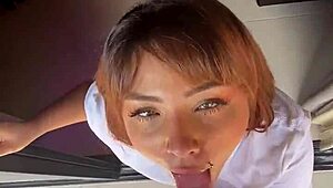 Hey, check this novice teen sucking her friend off!