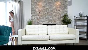 Maya Woulfe prepares to please the stud with her sexy body and eager hands