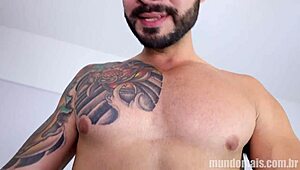 Watch this electrician take my monster cock bareback!