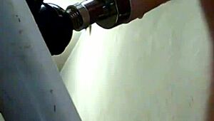 Joey D moans loudly as long machine assfucks her anal hole deeply in intense session.