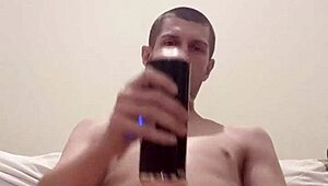 I'm Mattyj27 and I play with my big cock toy alon.