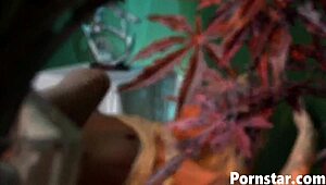 Blonde Cyprus Isles gets intense facial after hardcore