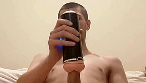 I'm Mattyj27 and I play with my big cock toy alon.